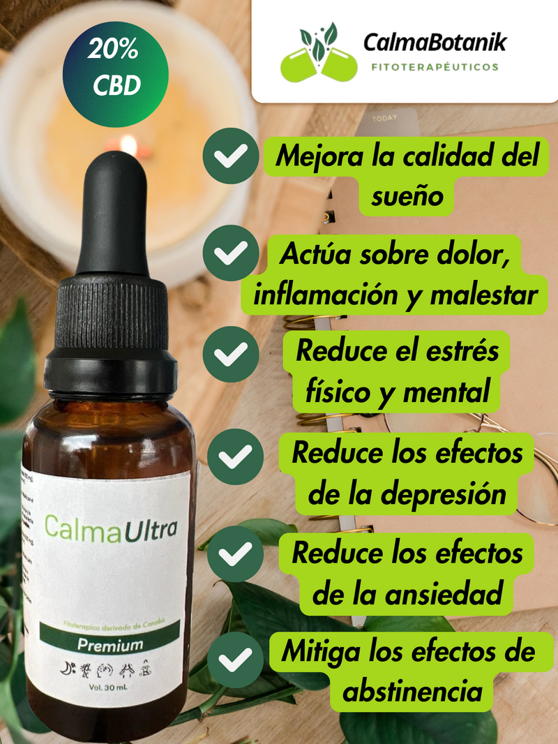 CalmaUltra 20% CBD (6.000 mg) Gotero 30 ml